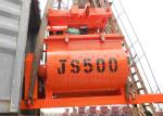 Twin Shaft Concrete Mixer Machine Dual Motor Single Axle Low Energy Consumption