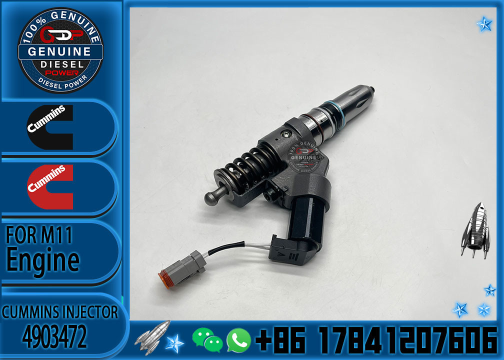 Excavator Parts Fuel Injector 4903472 For Engine M11 QSM ISM