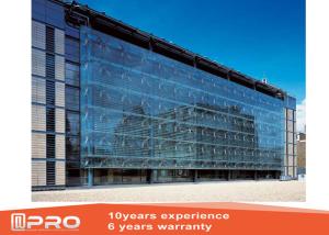 China Watertightness Aluminium Curtain Wall Modern Design Customized Glass Color factory