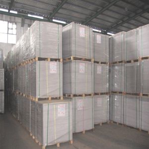 China Grey Board 70*100cm Sheets Straw board Paper Duplex Board for Boxes on sale
