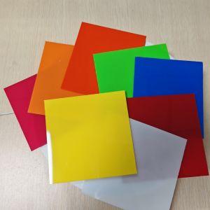 Opaque Translucent Red Polycarbonate Solid Sheet With Optional UV Coating Long