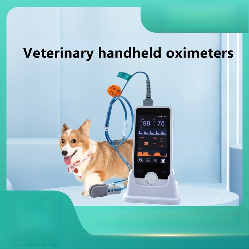 Touch Screen Pet Health Monitoring Devices Veterinary Grade Pulse Oximeter 24/7 Monitoring