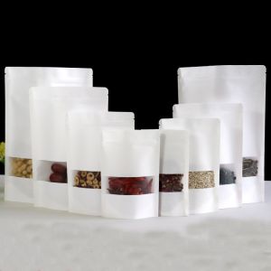 food packaging bag resealable standup k write kraft paper bag