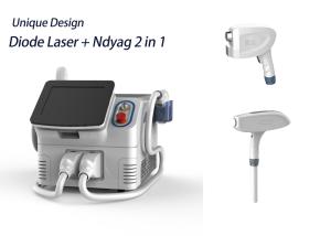 China 3 Wave Lady Professional Hair Removal Equipment Nd Yag Tattoo Removal With 2 Handles factory