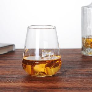 China Machine Blown Iceberg Bottom Custom Whisky Glass 20oz factory