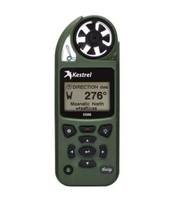 China Kestrel 5500 Weather Meter with 3% Accuracy Measures Wind Speed (0.6-40 M/s) Temperature Humidity Pressure Wind Direction factory