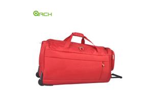 China Rolling Luggage Bag Tapestry Wheeled Duffle with One Front Pocket factory