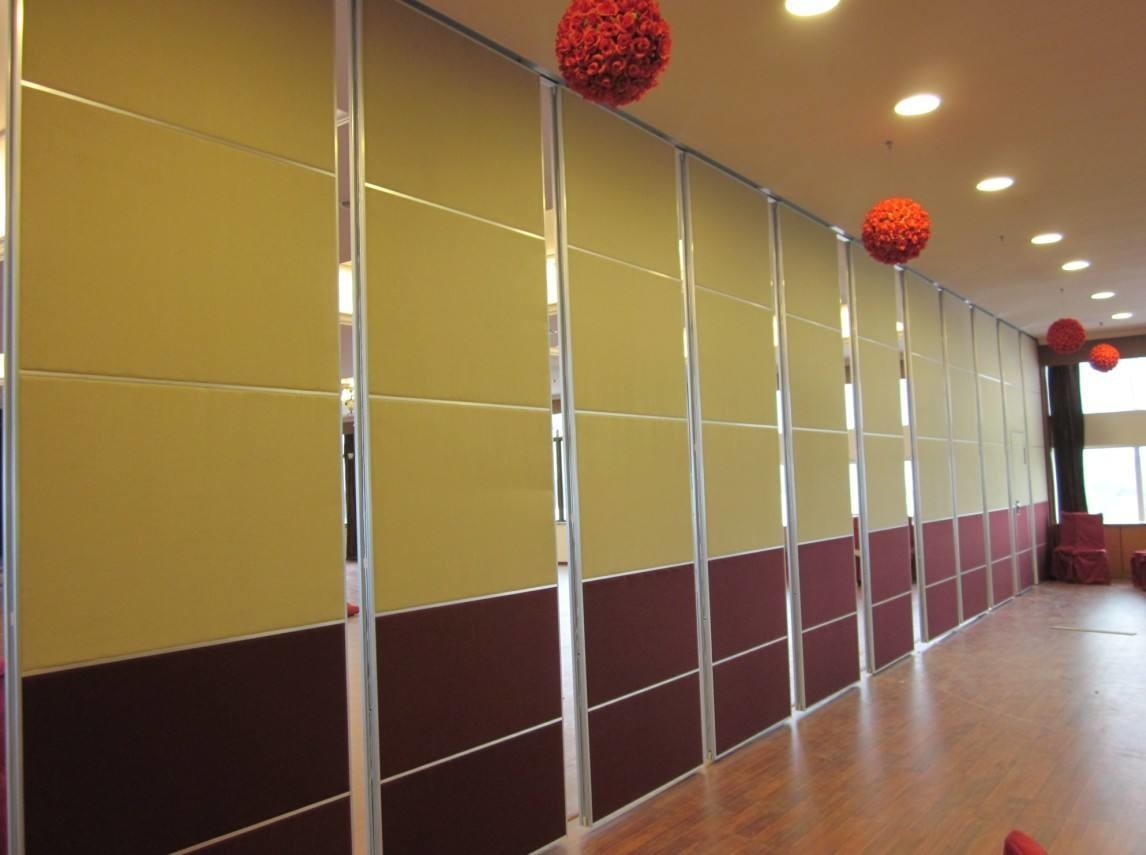 Banquet Hall Movable Folding Sliding Door Partitions Sound Proof Partition Wall