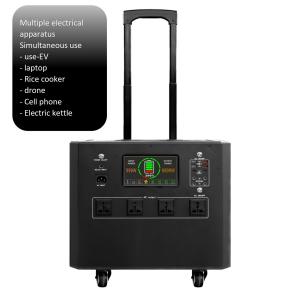 China 5376WH Capacity Portable Charging Station E-Mingze ES-3000 for Emergency Road Rescue and Home AC Output Current Portable factory