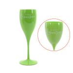 Green Perrier Jouet Polycarbonate Plastic Champagne Glasses Flutes For Tub