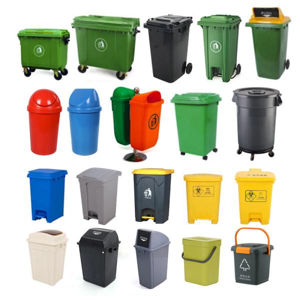 Dustbin Wheelie Trash Storage Bucket Recycle Waste Bins Dustbin Large Size