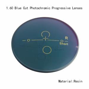 China 1.60 Blue Cut Progressive Photochromic Eyeglass Lenses factory