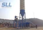 PLC Control Concrete Production Plant / Concrete Batching Machine Low Dust