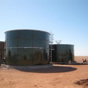 China 50 Sqm To 10000 Sqm Enamel Coated Steel Tank As Fermenter Anti Corrosion factory