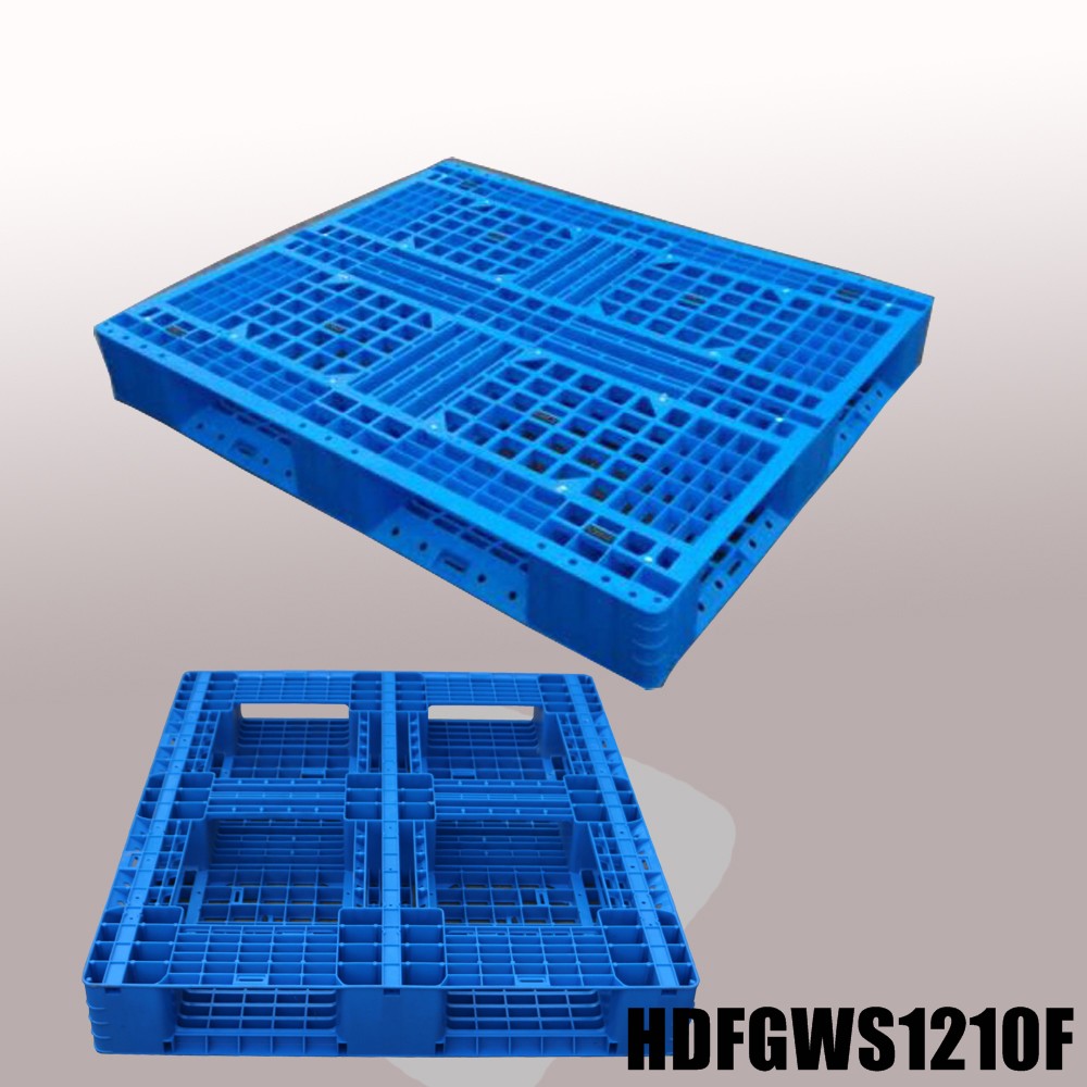 Good Quality 1200*1000 full perimeter heavy duty industry stackable plastic pallets for storage