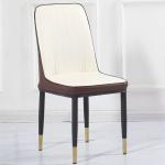 Minimalist Padded Restaurant Chairs Metal Makeup Chair Abrasion Resistance
