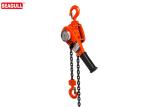 Durable Powder Coat Finish Chain Lever Hoist Manual Lever Block Capacity 750kg