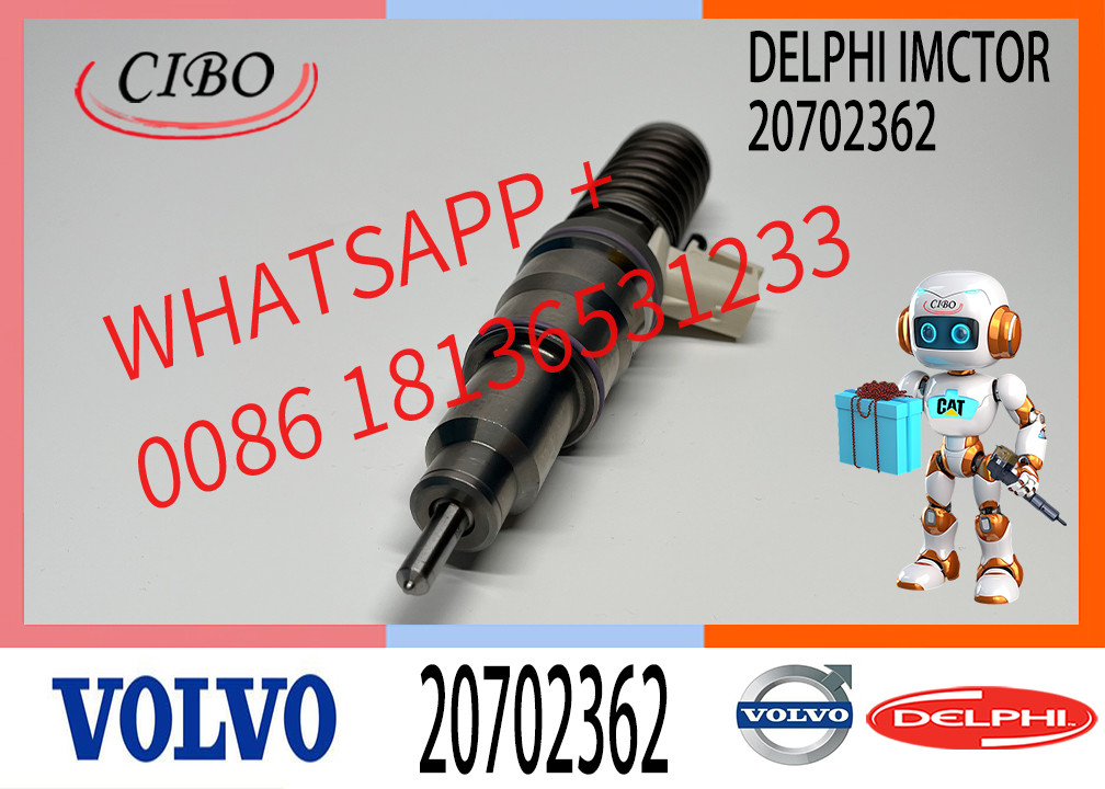 Common Rail Injector 20702362 20708597 20747787 For VOL-VO MACK MD11 3504 Diesel Engine