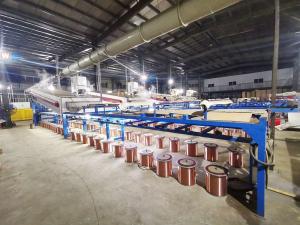 China Inlet 0.08-0.20MM Copper Wire Tinning Machine Electric Annealing Furnace factory