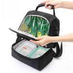600D Heather Polyester Lunch Cooler Bag