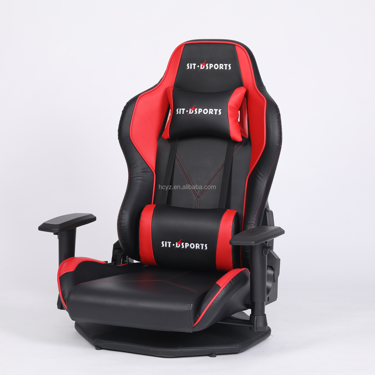 NO Foot Fixed Chassis Rotating Esports Chair HCYZ PVC Leather Computer Racing Gaming Chair