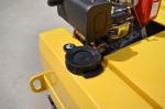 Double Wheel Pavement 450mm Walking Road Roller For Construction