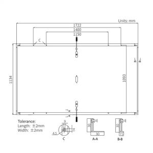 Perc PV Module Mono Solar Cell Panel LONGi LR5-54HPB-410M Hi Mo 5M All Black