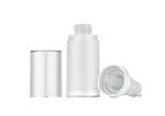 White Plastic PP Airless Lotion Bottles Harmless Skin Care Pump Bottle