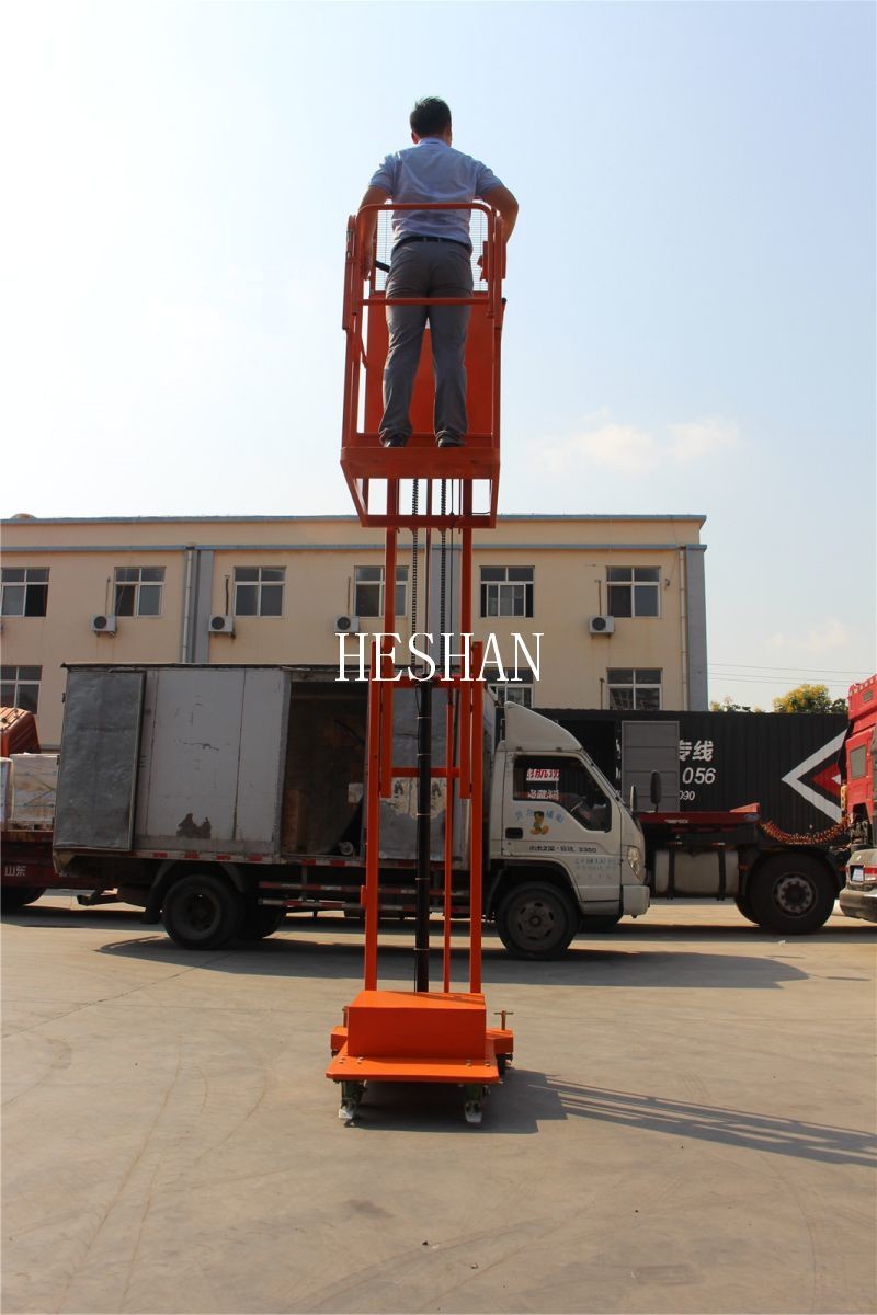 Cargo Semi Electric Order Picker 6.5M Low Level Order Picking Truck ROHS Certified