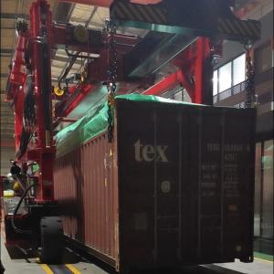 China Highly Customized Container Straddle Carrier Price 40OT Container Handler Truck on sale
