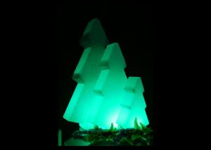 China Outdoor Led Light Up Furniture Decorative Plastic Led Tree 2-4 Mm Thickness factory
