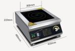 3500w Induction Electric Cooker , Stainless Steel Single Burner 16 Years
