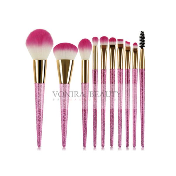 China Shinning Magenta Beginner Fantasy Mass Level Makeup Brushes Tools factory