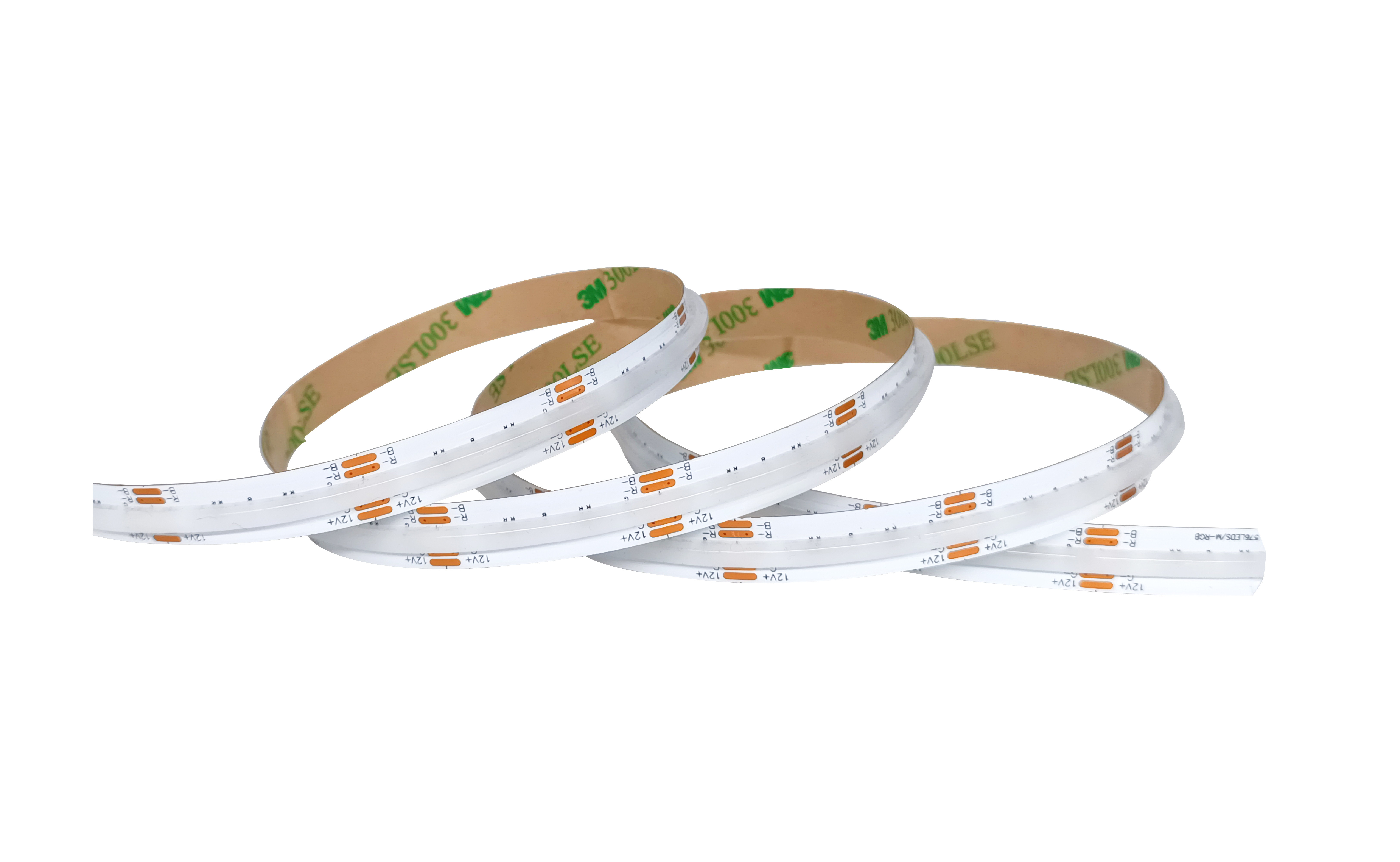 480 Bead RGB COB LED Strip 120 Degrees Battery Operated Waterproof