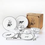 Matte Crockery Dinner Ceramic Plate Sets Vaisselle Dish Restaurant Dinnerware