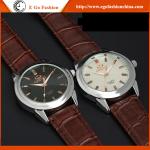 005A New Fashion Women Men Quartz Stainless Steel Watch Rhinestones Couple