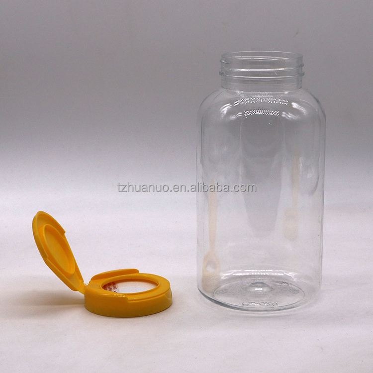 Customizable Wide Mouth Pill Bottle PET Container for Medicine Supplement Packaging