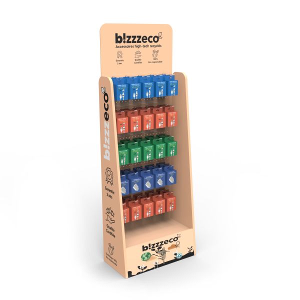 China Cellphone Accessories Wooden Peg Display Stand With Hooks factory