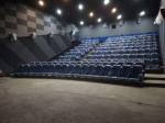 Media Room Commercial Theater Seating Customized Color Folded Design