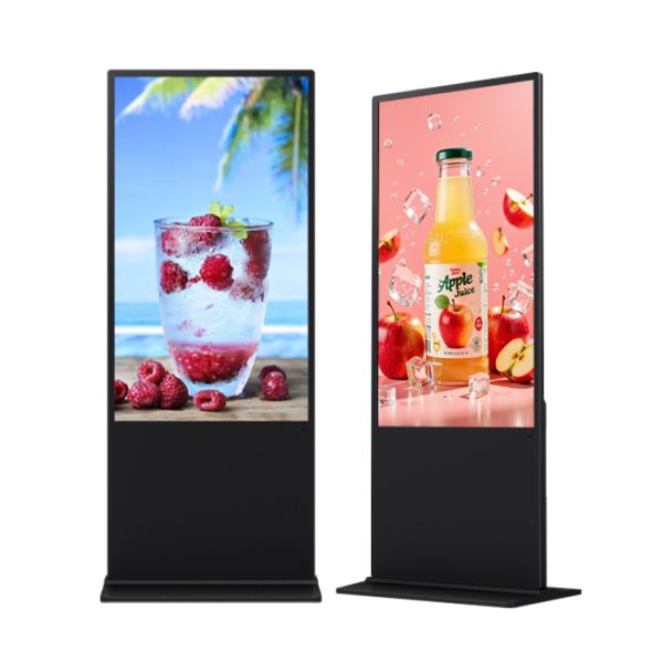 China 65 Inch Smart High Quality Floor Standing Digital Signage for Retail Store and Commercial Advertising Display factory