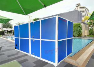 China 30p Multi Functional Air Source Swimming Pool Constant Temperature Heat Pump Water Heater Blue Sheet Metal factory