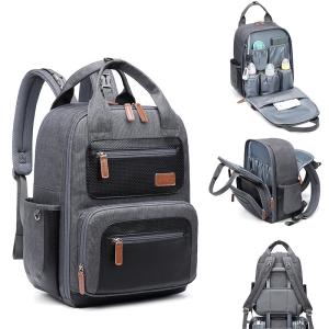 China Multifunctional Nappy Backpack Scratch Resistant 23l Mommy Bag Rucksack factory