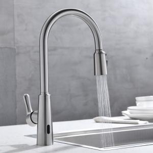 China DC4.5-6.5V Pull Out Gooseneck Sink Mixer factory