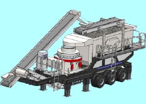 China 500mm Mobile Crusher Station PF1315 Sand Making Machine Mobile crusher, portable crushing plant factory