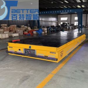 China Abrasive Blasting Transfer Trolley Motorised Transport Carriage on sale