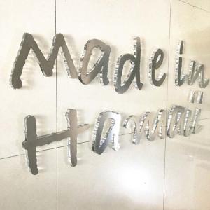 China Business Logo Clear Plastic Letters For Signs Indoor Decoration factory