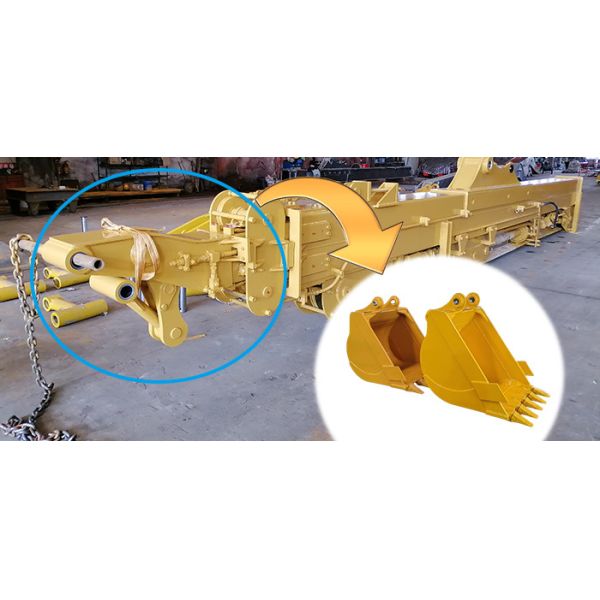 Top 1 Telescopic Boom for Excavator Dipper Arm Telescopic Arm With Clamshell Bucket