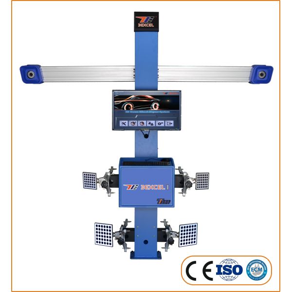 China 2 High Definition Cameras 3D Wheel Aligner With 11''-24'' Wheel Rim factory