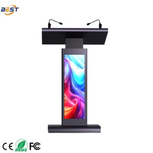 Touch Screen Touchscreen LCD Podium with Display and Touch Screen