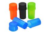 90mm Plastic Smoke Jar Sealed Tank Herb Grinder